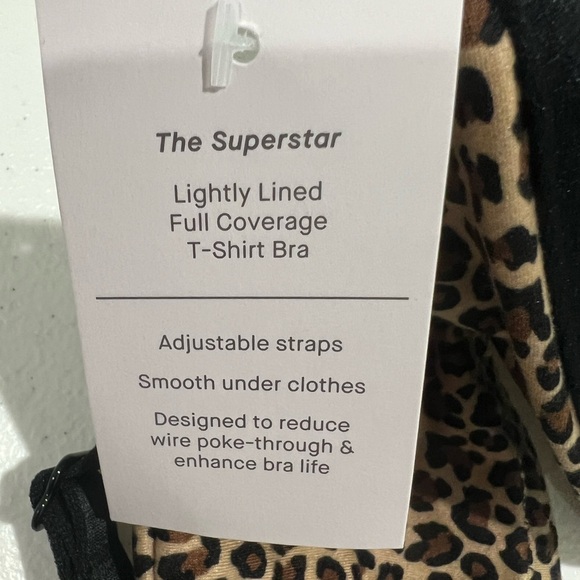 Auden Leopard Animal Print Bra Full
Coverage Underwire 44 C Super Star NWOT - Picture 6 of 8
